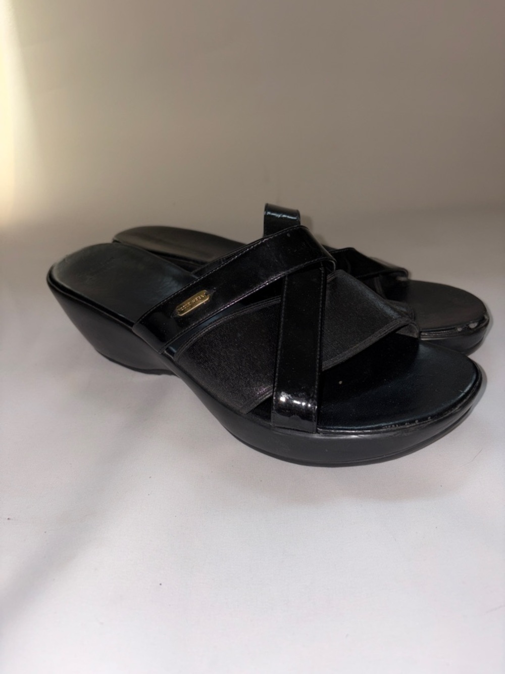 Cole Haan Grand OS Margate Slide II Wedge Slide Sandals Size 10‎